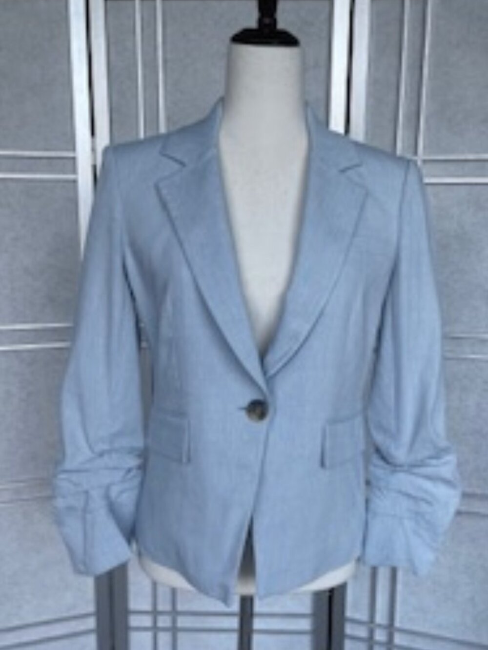 NWOT Veronica Beard Heathered Vapor Aaliyah Dickey Jacket sz 4